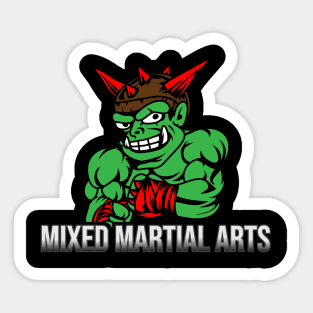 ORC OGRE MMA FIGHTER DESIGN Sticker